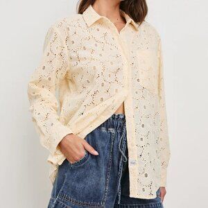 NWT! Rails Size S • Arlo Shirt Cream Floral - Current on website